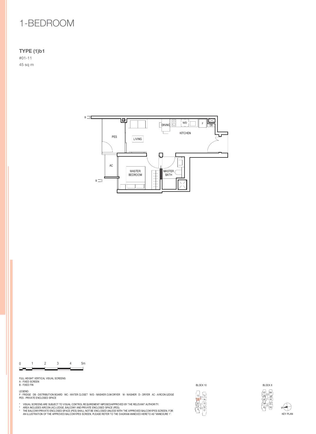 Midwood 1 Bedroom Floor Plan 4