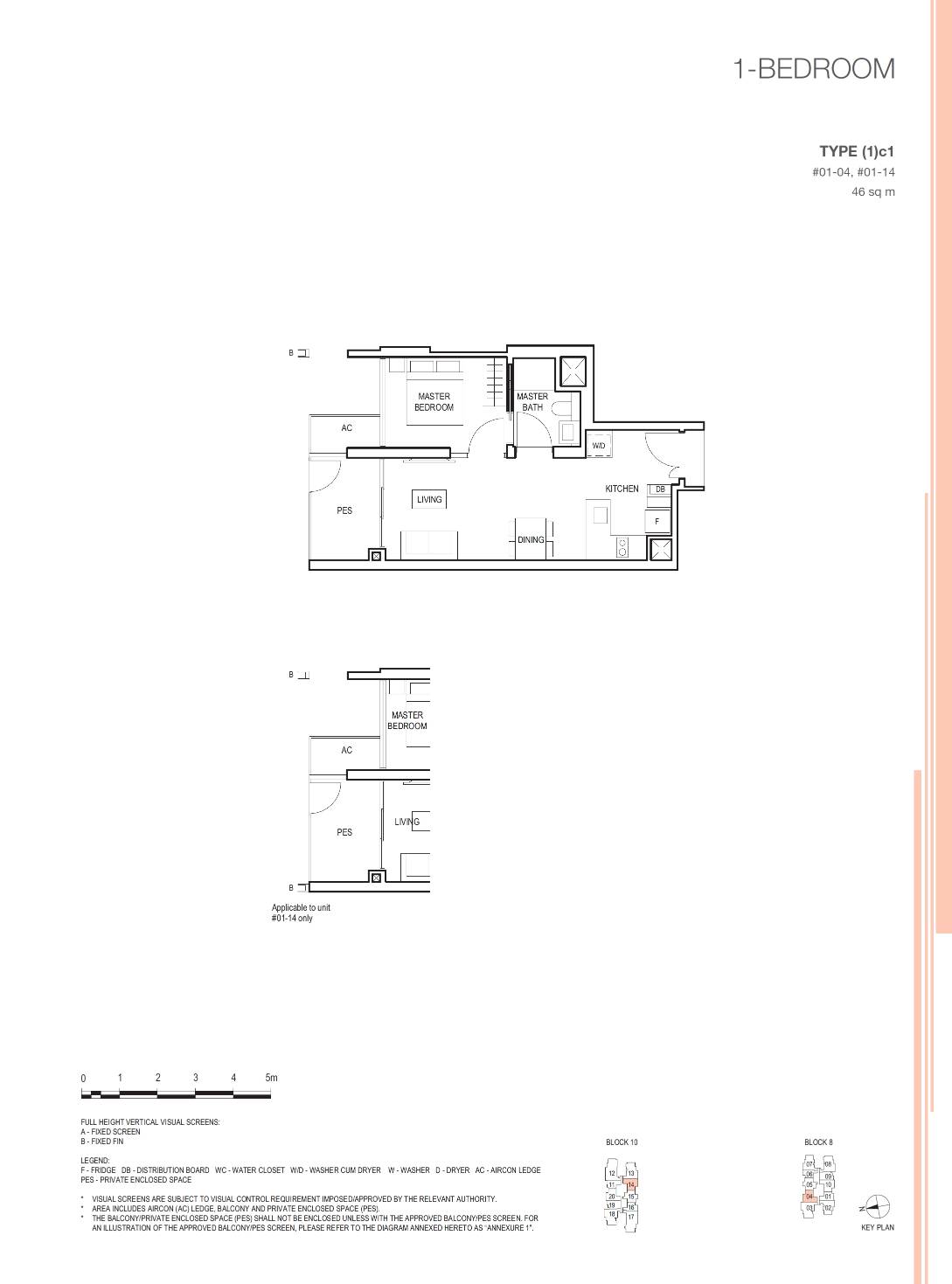 Midwood 1 Bedroom Floor Plan 5
