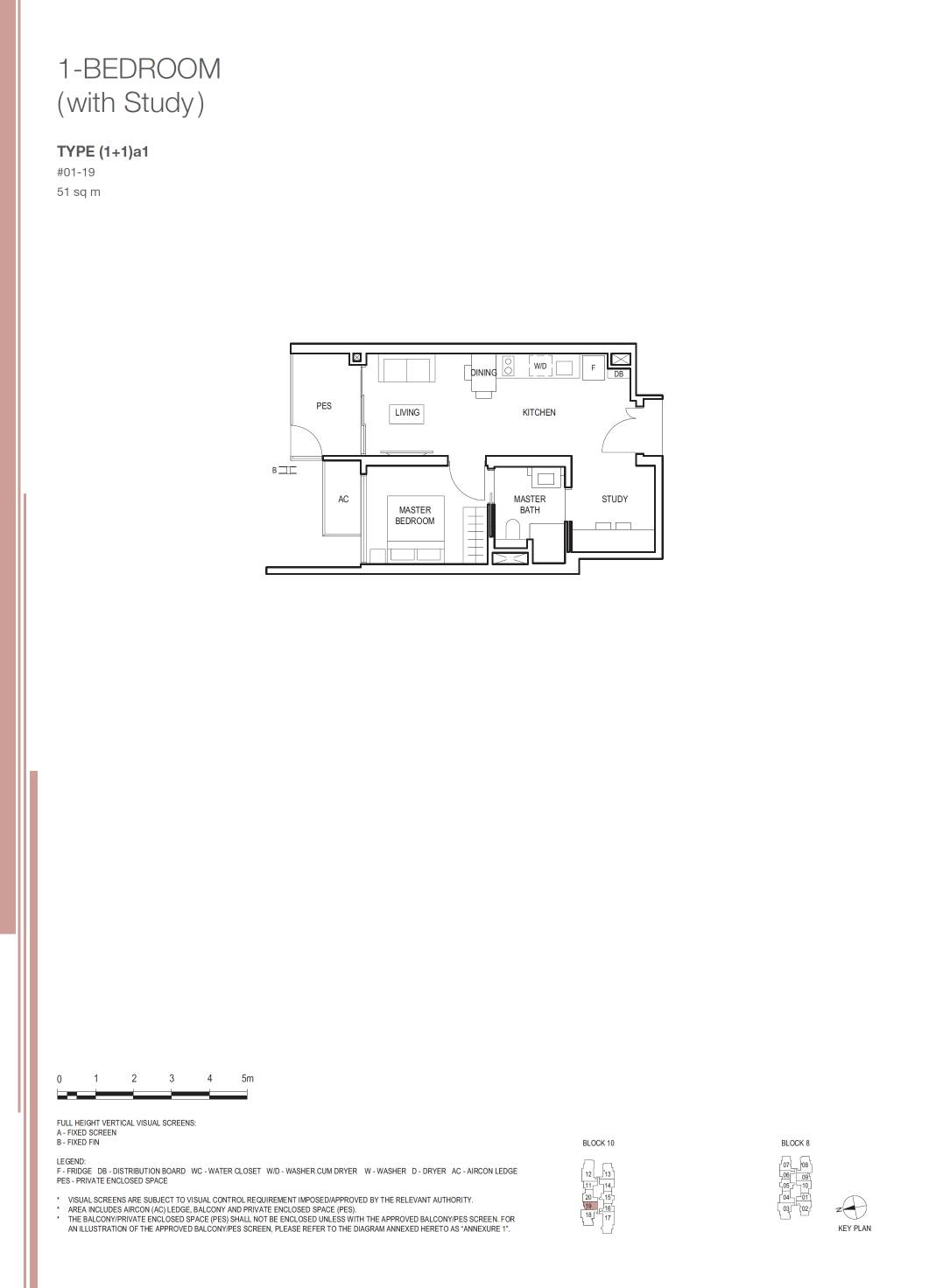 Midwood 1 Bedroom Floor Plan 7